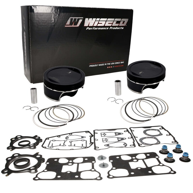 Wiseco HD 07-14 TC96 2vp Dish 91 103cid (X) Piston Kit
