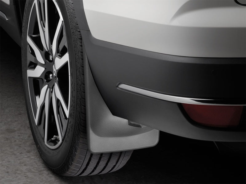WeatherTech 2019+ Honda Pilot Rear No Drill MudFlaps - Black