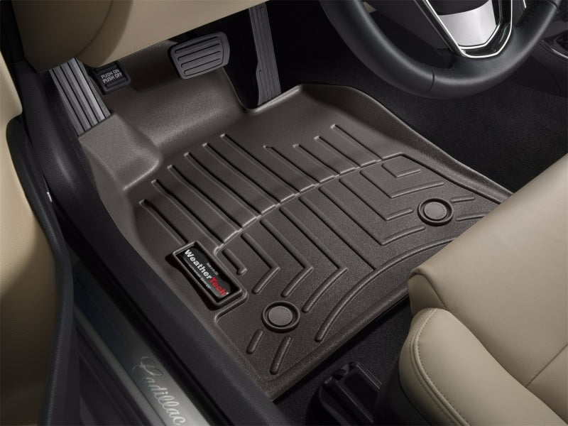 WeatherTech 2013+ Cadillac ATS (Does Not Fit Manual Transmission) Front FloorLiner - Cocoa