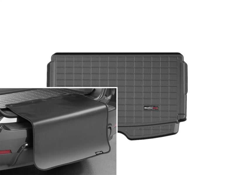 WeatherTech 11-16 Mini Countryman Cargo With Bumper Protector - Black