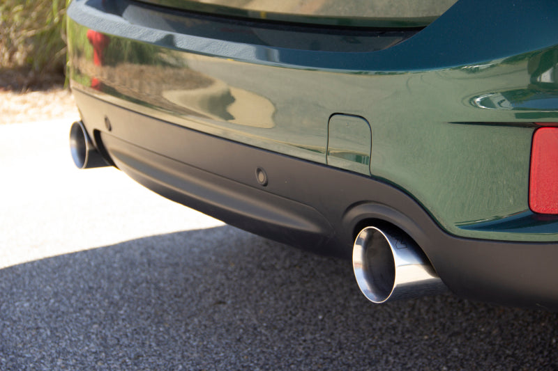 Dinan 17-24 Mini Cooper Clubman/Countryman S (F54/F60) Valved Axleback Exhaust - Black Tips
