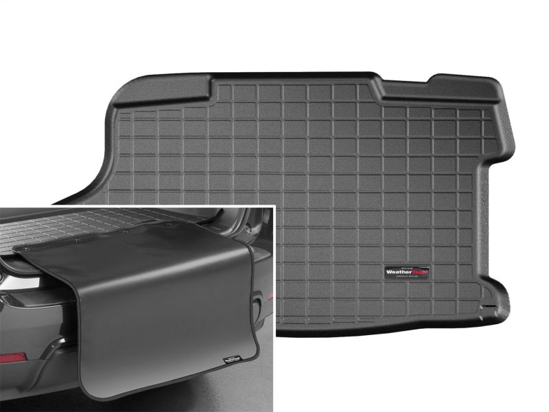 WeatherTech 11-16 Kia Optima Hybrid Cargo Liner w/Bumper Protector - Black