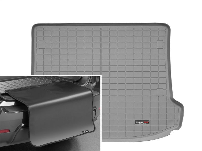 WeatherTech 10+ Cadillac SRX Cargo Liner w/ Bumper Protector - Grey