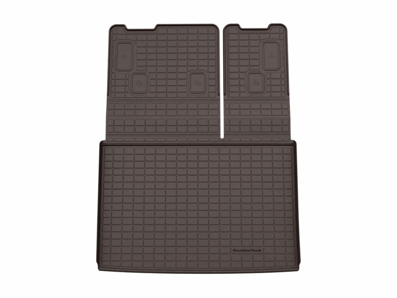 WeatherTech 15-20 Cadillac Escalade Behind 3rd Row Seating SeatBack Cargo Liners HP - Cocoa