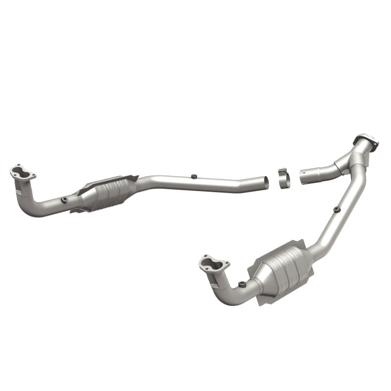 MagnaFlow DF Cat. Conv 97 Land Rover Defender 90 4.0L Y-Pipe Assy / 96-99 Discovery 4.0L Y-Pipe Assy