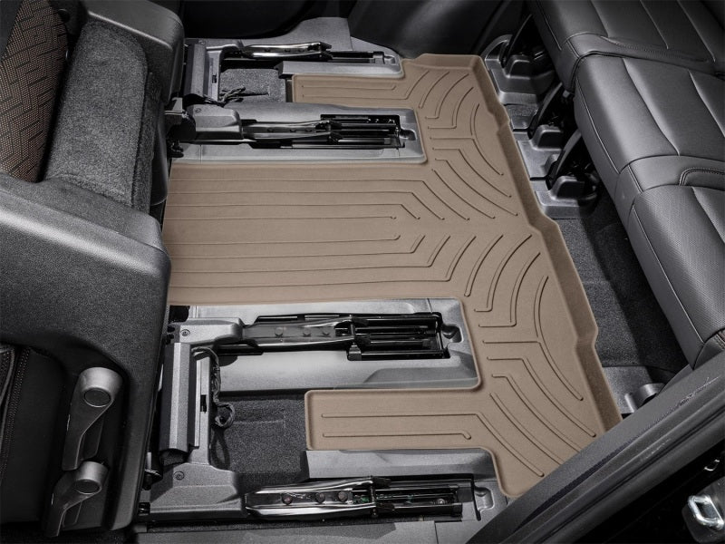 WeatherTech 2021+ GMC Yukon (incl. Denali) 2nd Row FloorLiner HP - Tan