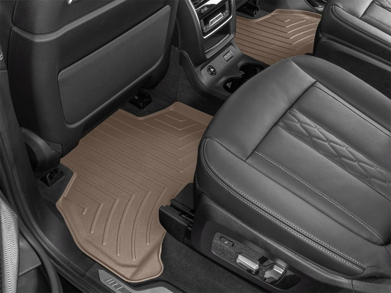 WeatherTech 19-24 BMW X7 40i / 19-20 X7 50i / 20-22 X7 M50i 2nd Row Rear FloorLiner HP - Tan