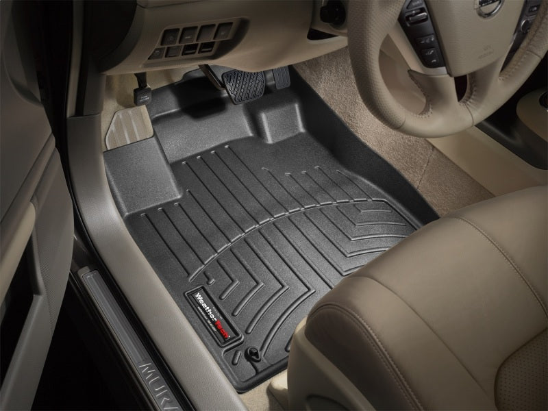WeatherTech 09+ Nissan Murano Front FloorLiner - Black