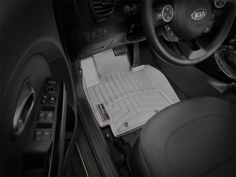 WeatherTech 14+ Kia Soul Front FloorLiner - Grey
