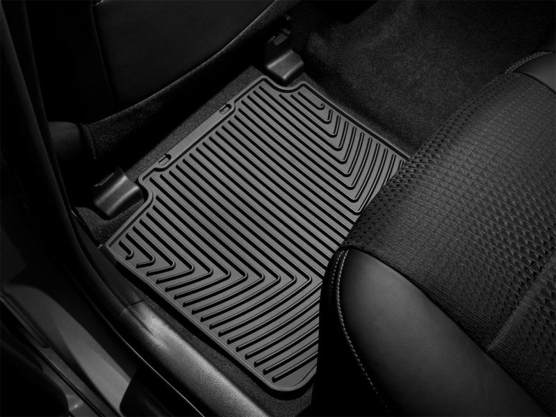 WeatherTech 06+ Lincoln MKZ Rear Rubber Mats - Black