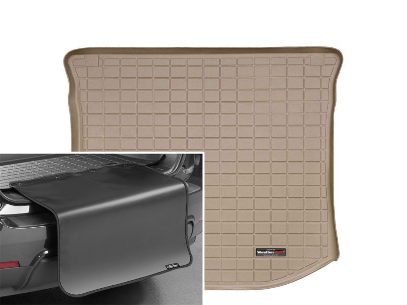 WeatherTech 11+ Jeep Grand Cherokee Cargo Liner w/ Bumper Protector - Tan