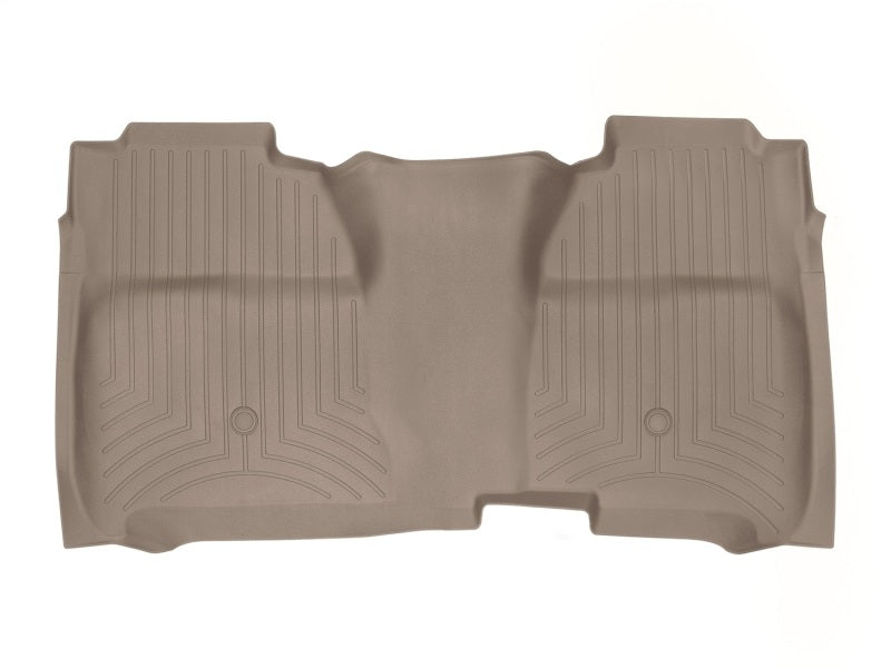 WeatherTech 14+ Chevrolet Silverado Rear FloorLiner - Tan