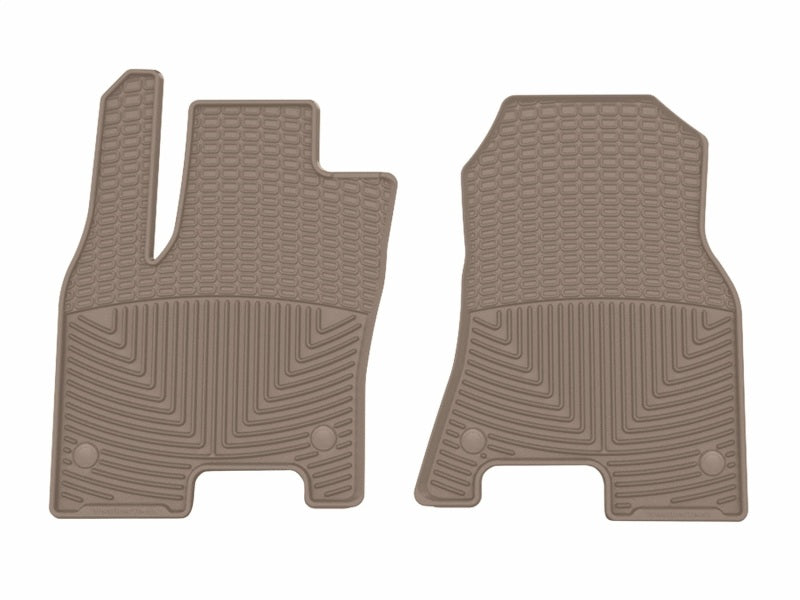 WeatherTech 2025 Ram Truck 1500 (Incl. RHO) CC/QC (No Vinyl) Front All-Weather Floor Mats - Tan