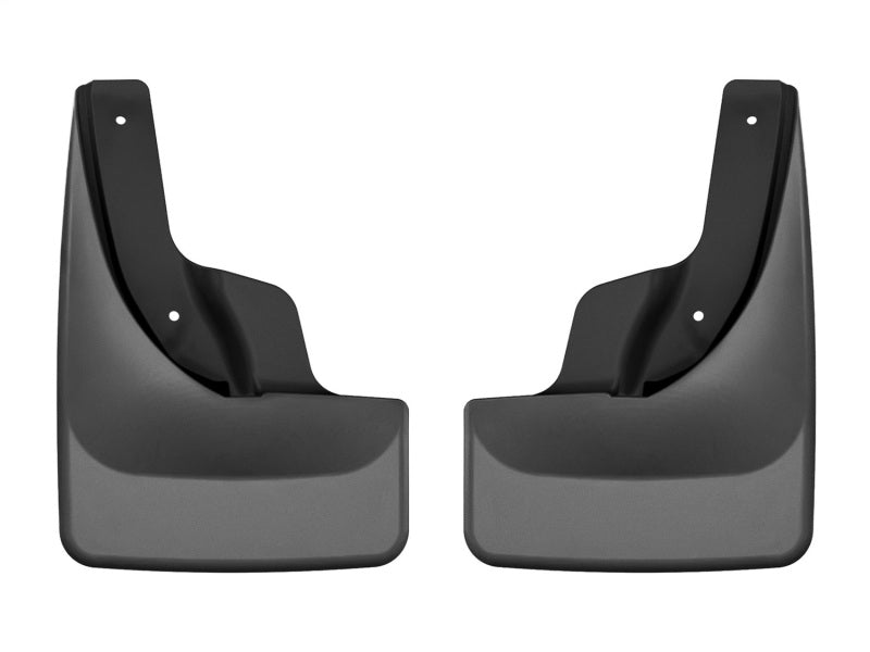 WeatherTech 21-25 Volkswagen Taos Rear Mudflaps - Black