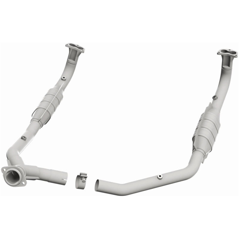 MagnaFlow DF Cat. Conv 97 Land Rover Defender 90 4.0L Y-Pipe Assy / 96-99 Discovery 4.0L Y-Pipe Assy