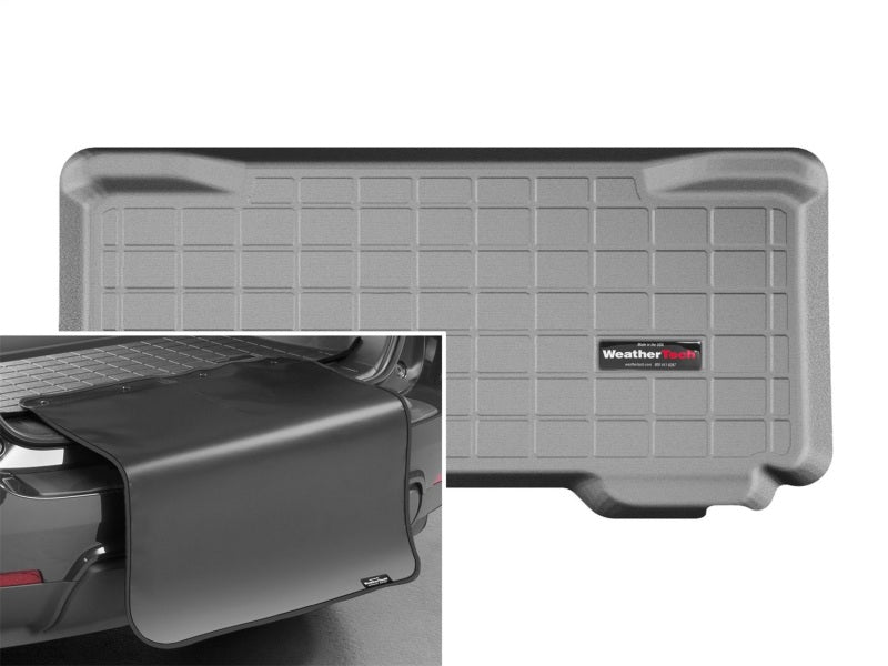 WeatherTech 2014+ Mini Hardtop Cargo Liner w/Bumper Protector - Grey