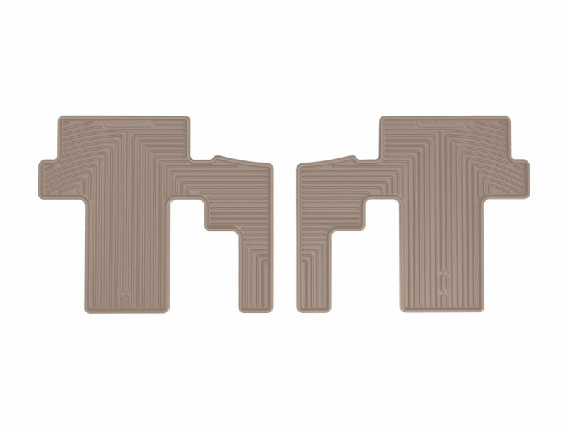 WeatherTech 22-26 Kia Carnival 2nd Row Rear All-Weather Floor Mats - Tan