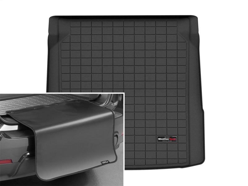WeatherTech 2022+ BMW 430i/M440i Gran Coupe (Behind 2nd Row) Cargo Liner w/Bumper Protector - Black