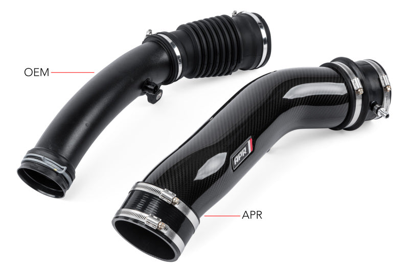 APR 17-20 Audi RS3/18-22 Audi TT RS Quattro (MK3) 2.5T TFSI Turbocharger Inlet Rear Carbon Tube