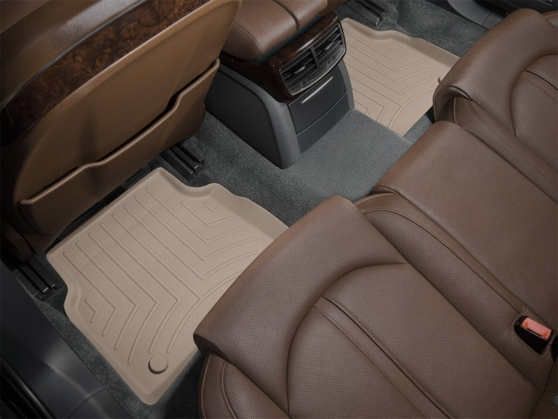 WeatherTech 11-18 Audi A8/S8 Rear FloorLiner - Tan