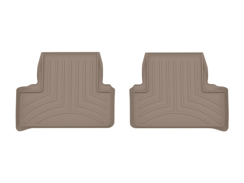 WeatherTech 2022+ BMW i4 M50 Rear FloorLiner - Tan (2pc Liner)