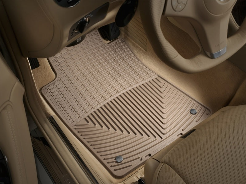 WeatherTech 98-04 Mercedes-Benz SLK230 Front Rubber Mats - Tan