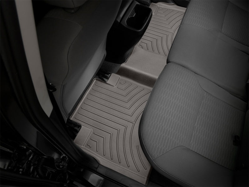 WeatherTech 2016+ Toyota Tacoma Double Cab Rear FloorLiner - Cocoa