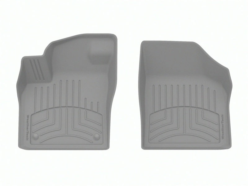 WeatherTech 2019+ Volkswagen Atlas w/2nd Row Bucket Seats Front FloorLiner HP - Grey