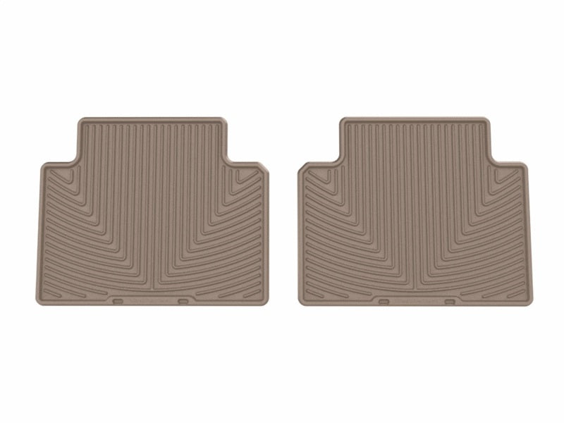 WeatherTech 24-26 Hyundai Santa Fe 2nd Row Rear All-Weather Floor Mats - Black