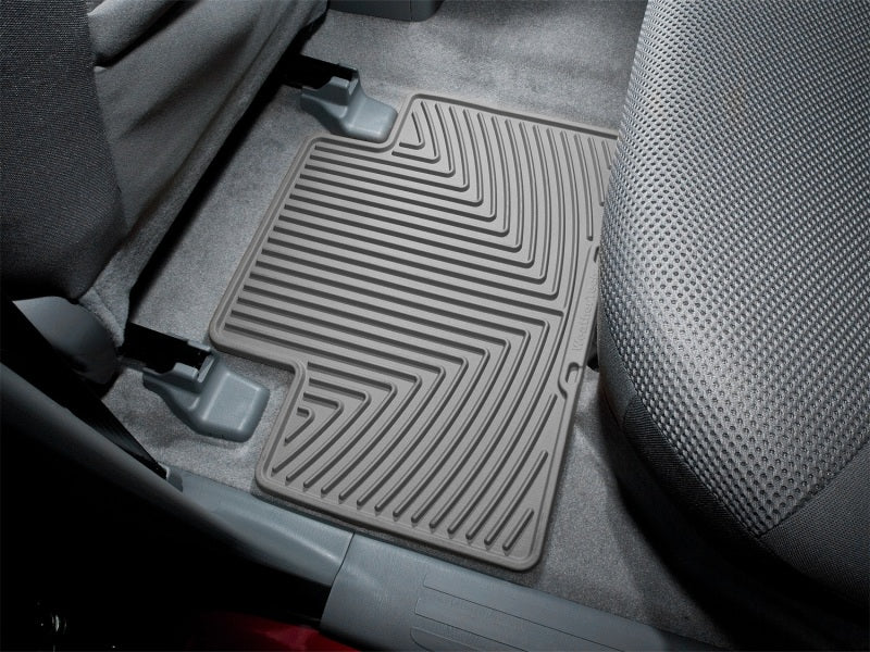 WeatherTech 05-13 Toyota Tacoma Crew Cab Rear Rubber Mats - Grey