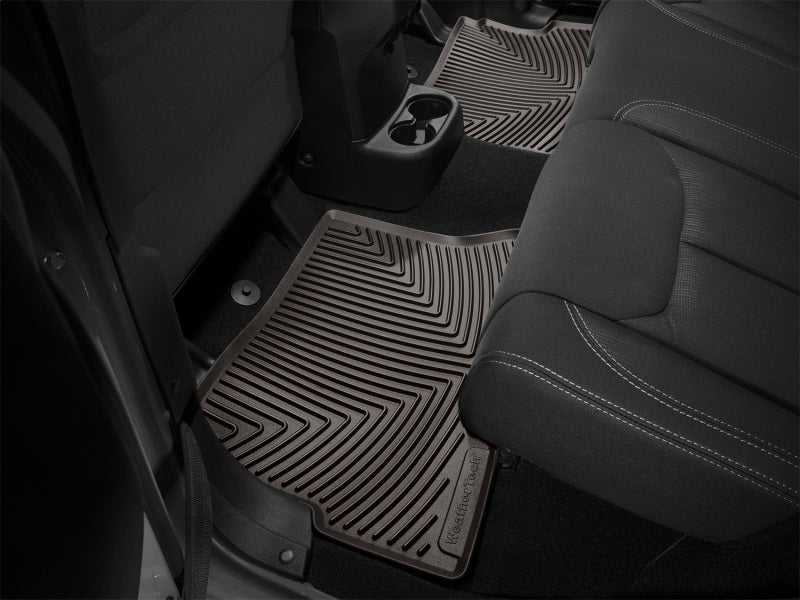 WeatherTech 2014-2016 Jeep Wrangler Rear Rubber Mats - Black