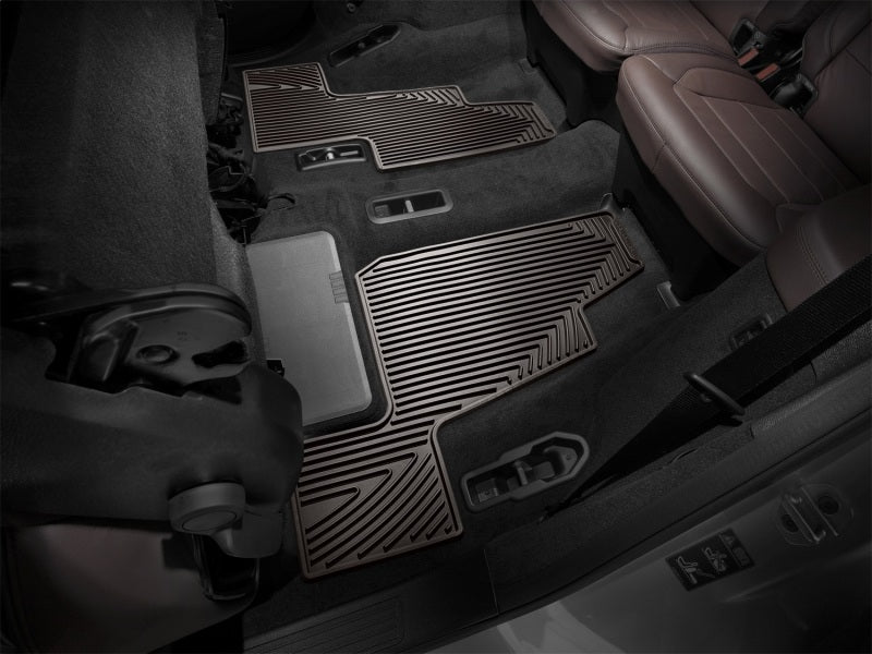 WeatherTech 2013+ Mercedes-Benz GL-Class Rear Rubber Mats - Cocoa