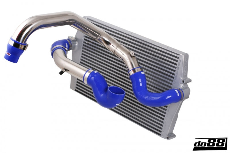 do88 03-07 Volvo S60/V70 2.0T/2.3T/2.4T (T5) BigPack Intercooler Kit w/Black Hoses