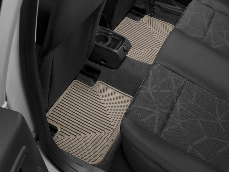 WeatherTech 04+ BMW X3 Rear Rubber Mats - Tan