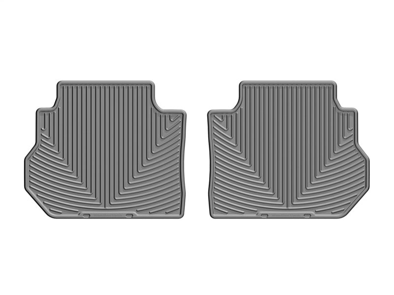 WeatherTech 17+ GMC Acadia / Acadia Denali Rear Rubber Mats - Grey