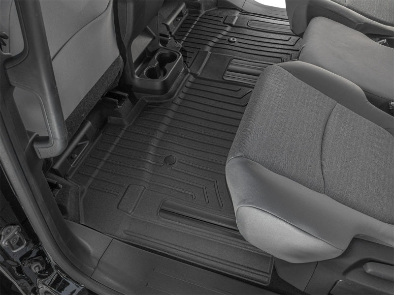 WeatherTech 2021+ Toyota Sienna Rear (2nd Row) FloorLiner HP - Black (8 Passenger)