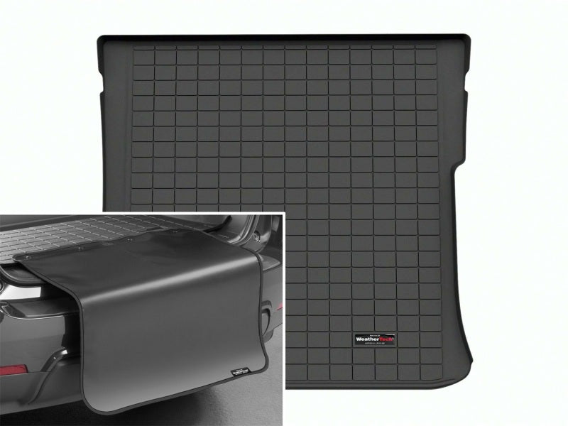 WeatherTech 2023 Mercedes-Benz EQS SUV X296 5-Passenger Cargo Liner w/Bumper Protector - Black