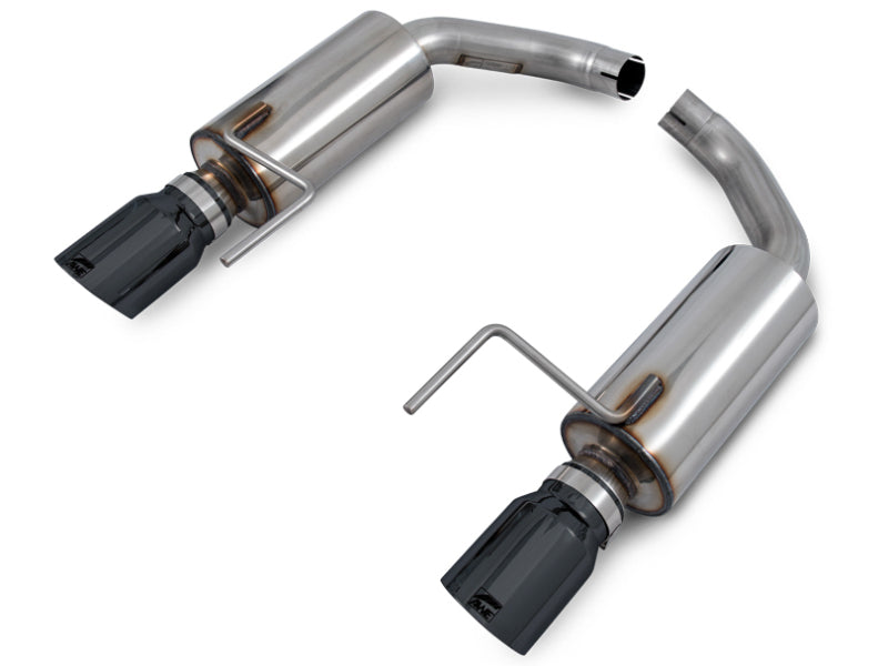 AWE Tuning S550 Mustang EcoBoost Axle-Back Exhaust - Touring Edition (Diamond Black Tips)