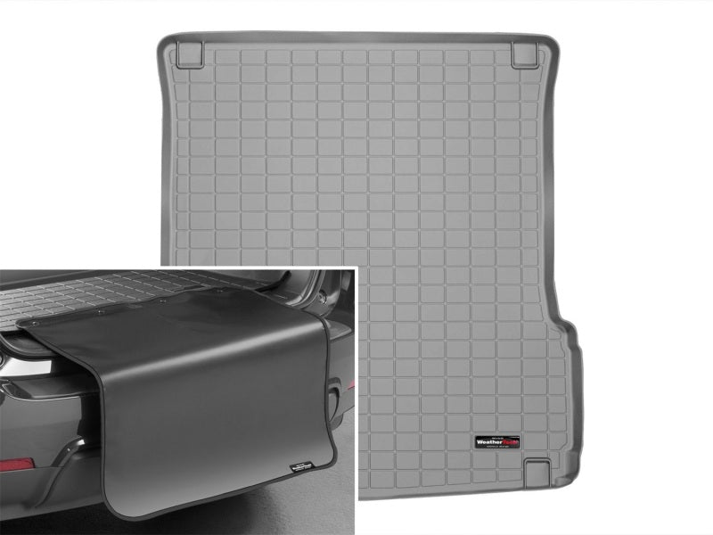 WeatherTech 17-19 Mercedes-Benz GLS-Class Cargo With Bumper Protector - Grey