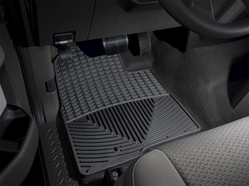 WeatherTech 09+ Ford F-150 Front Rubber Mats - Black