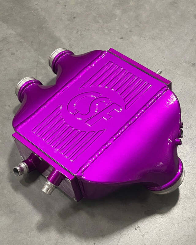 CSF 2014+ BMW M3/M4 (F8X) Top Mount Charge-Air-Cooler - Violet Metallic