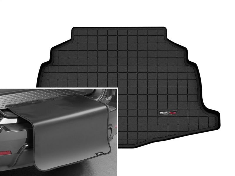 WeatherTech 2021+ Toyota Corolla Hatchback Cargo With Bumper Protector - Black