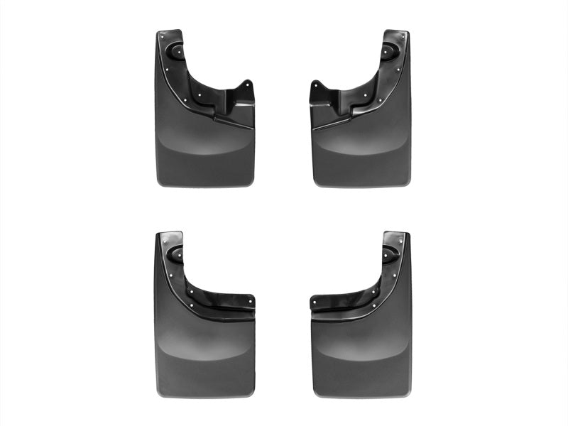 WeatherTech 05-14 Toyota Tacoma (w/Flares Only / No X-Runner) No Drill Mudflaps - Black