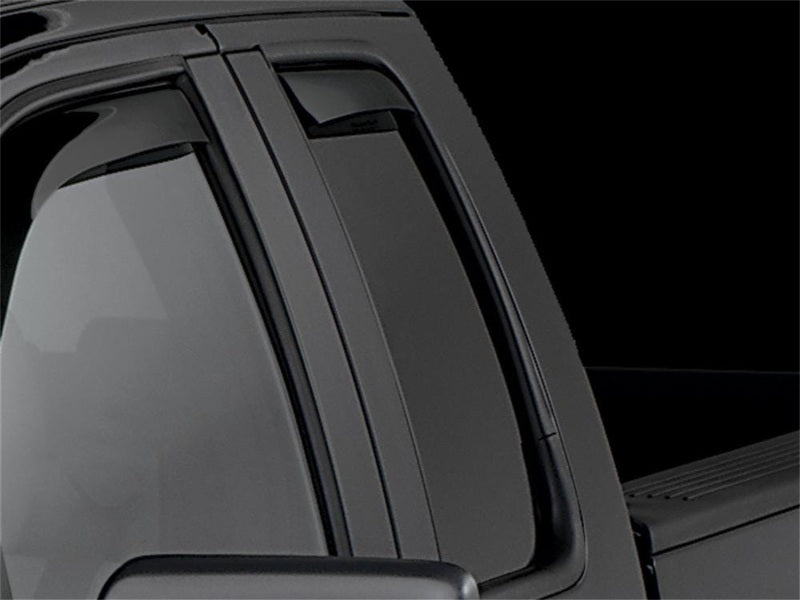 WeatherTech 04-04 Ford F-150 Rear Rear Side Window Deflectors-Dark Tint