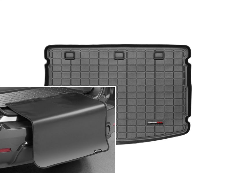 WeatherTech 12-17 Kia Rio 5-Door Hatchback Cargo Liner w/Bumper Protector - Black