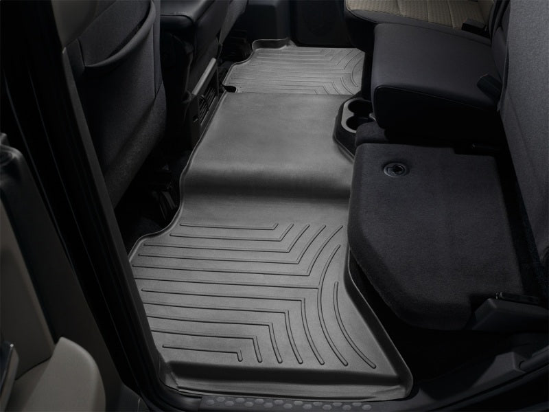 WeatherTech 09+ Dodge Ram 1500 Crew Cab Rear FloorLiner - Black