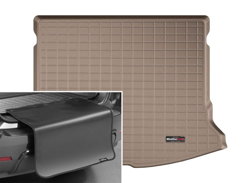 WeatherTech 15-18 Volvo V60 / V60 Cross Country Cargo Liners w/ Bumper Protector - Tan