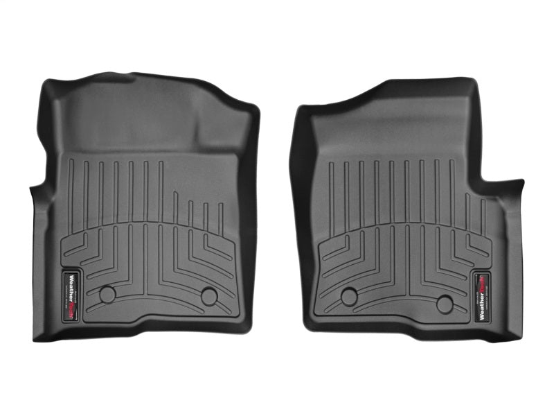 WeatherTech 09+ Ford F150 Reg/SuperCrew (w/ Heating Vents) Front FloorLiners - Black