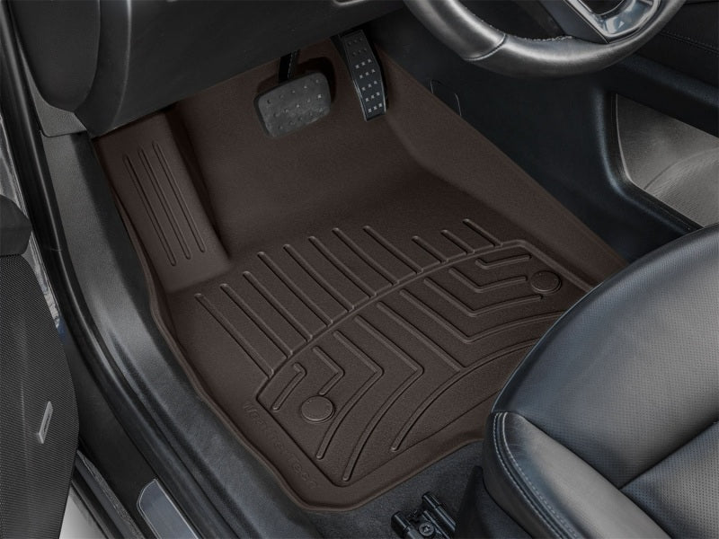 WeatherTech 20-25 Cadillac XT6 Front FloorLiner HP - Cocoa
