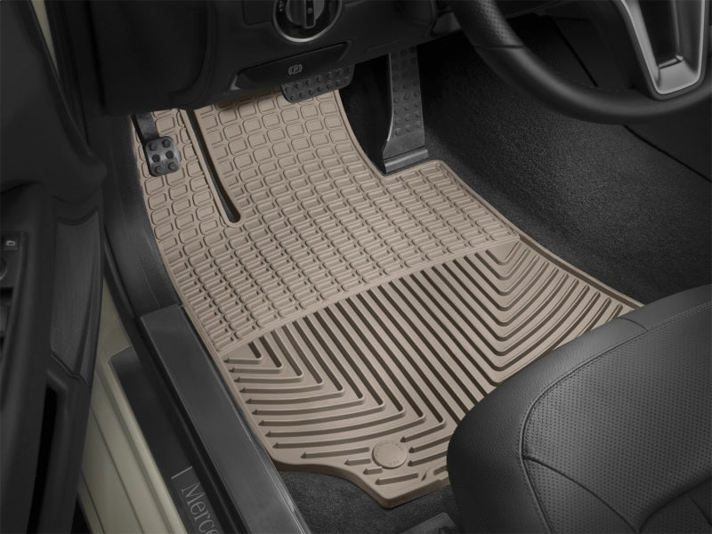 WeatherTech 10+ Mercedes-Benz E-Class Sedan (W212) Front Rubber Mats - Tan